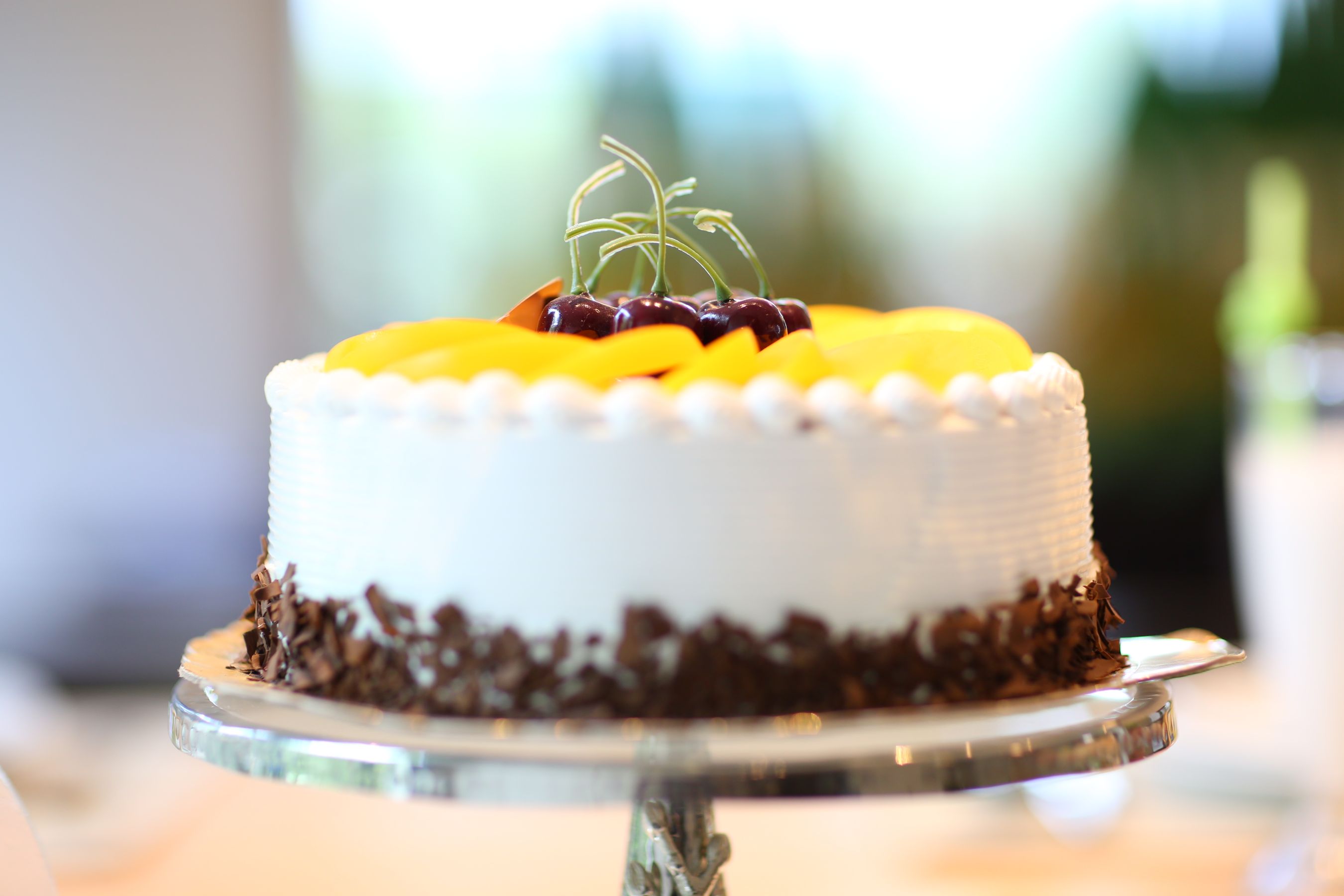 Torte mit Früchten